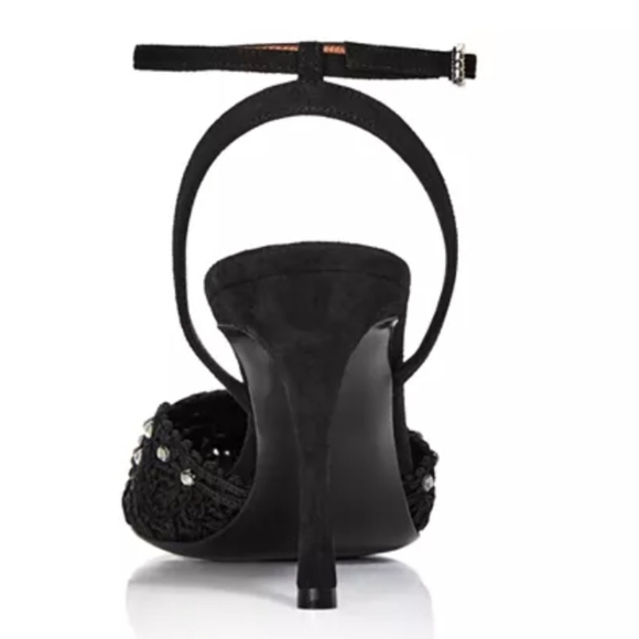 TABITHA SIMMONS SEN FLORET LACE SLINGBACK PUMPS 36B - Picture 4 of 14